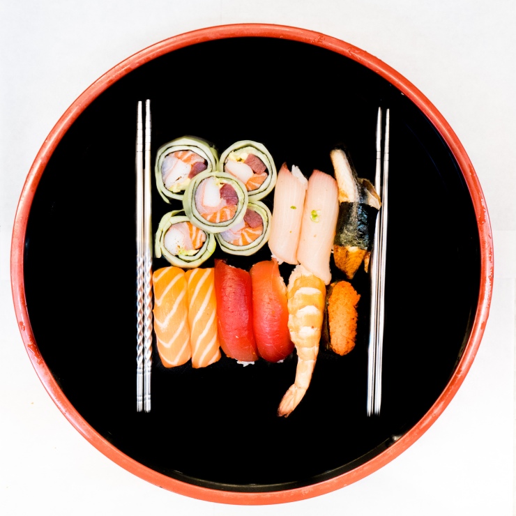 Cucumber Roll &amp; Sushi Combo